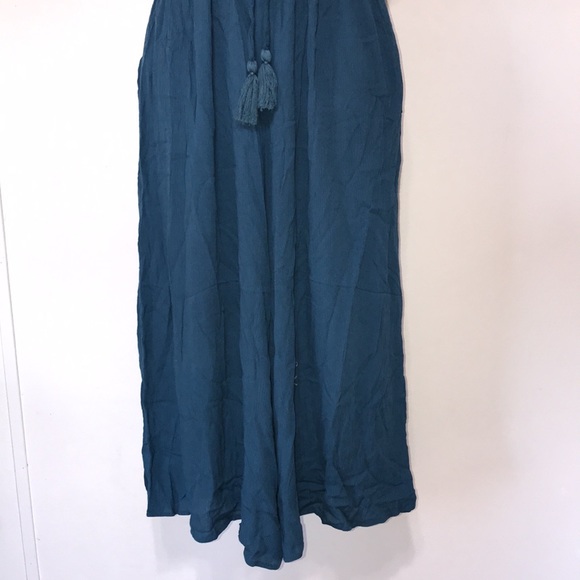 Elan Brielle Strapless Jumpsuit Dark Denim - Picture 5 of 11